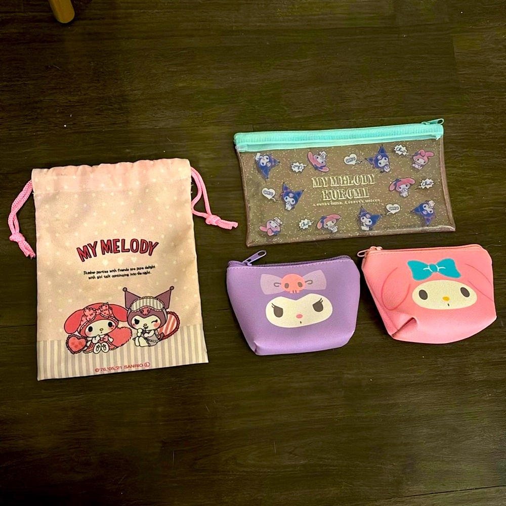 5 Sanrio Kuromi and My Melody Case Set
